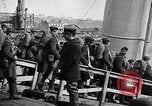 Image of American troops board ferry boats Brest France, 1919, second 27 stock footage video 65675039811