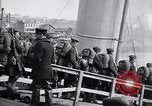 Image of American troops board ferry boats Brest France, 1919, second 29 stock footage video 65675039811