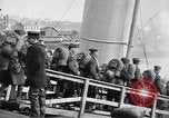 Image of American troops board ferry boats Brest France, 1919, second 30 stock footage video 65675039811