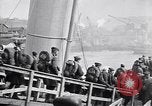 Image of American troops board ferry boats Brest France, 1919, second 37 stock footage video 65675039811