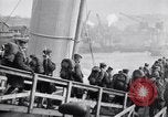 Image of American troops board ferry boats Brest France, 1919, second 38 stock footage video 65675039811