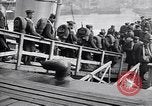Image of American troops board ferry boats Brest France, 1919, second 42 stock footage video 65675039811