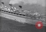 Image of crew in cockpit of airship New York City USA, 1945, second 51 stock footage video 65675039817