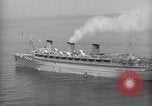 Image of crew in cockpit of airship New York City USA, 1945, second 52 stock footage video 65675039817