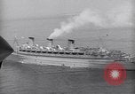 Image of crew in cockpit of airship New York City USA, 1945, second 56 stock footage video 65675039817