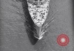 Image of RMS Queen Mary with troops returning home New York City USA, 1945, second 15 stock footage video 65675039818