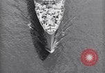 Image of RMS Queen Mary with troops returning home New York City USA, 1945, second 17 stock footage video 65675039818