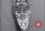 Image of RMS Queen Mary with troops returning home New York City USA, 1945, second 23 stock footage video 65675039818