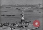 Image of RMS Queen Mary with troops returning home New York City USA, 1945, second 45 stock footage video 65675039818