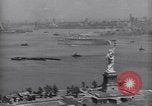 Image of RMS Queen Mary with troops returning home New York City USA, 1945, second 51 stock footage video 65675039818