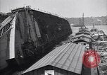 Image of SS Normandie salvage New York City USA, 1943, second 62 stock footage video 65675039820