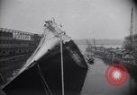 Image of SS Normandie capsized New York City USA, 1943, second 20 stock footage video 65675039821