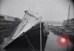 Image of SS Normandie capsized New York City USA, 1943, second 26 stock footage video 65675039821