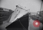 Image of SS Normandie capsized New York City USA, 1943, second 30 stock footage video 65675039821
