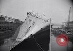 Image of SS Normandie capsized New York City USA, 1943, second 31 stock footage video 65675039821