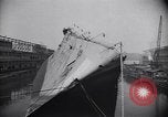 Image of SS Normandie capsized New York City USA, 1943, second 32 stock footage video 65675039821