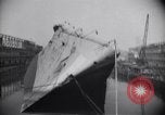 Image of SS Normandie capsized New York City USA, 1943, second 34 stock footage video 65675039821