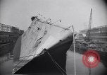 Image of SS Normandie capsized New York City USA, 1943, second 35 stock footage video 65675039821