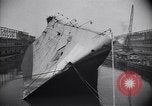 Image of SS Normandie capsized New York City USA, 1943, second 38 stock footage video 65675039821