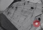 Image of SS Normandie capsized New York City USA, 1943, second 40 stock footage video 65675039821