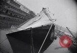 Image of SS Normandie capsized New York City USA, 1943, second 44 stock footage video 65675039821