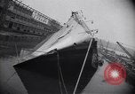 Image of SS Normandie capsized New York City USA, 1943, second 46 stock footage video 65675039821