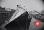 Image of SS Normandie capsized New York City USA, 1943, second 48 stock footage video 65675039821