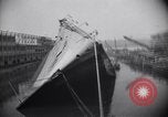 Image of SS Normandie capsized New York City USA, 1943, second 50 stock footage video 65675039821