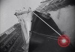 Image of SS Normandie capsized New York City USA, 1943, second 51 stock footage video 65675039821