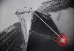 Image of SS Normandie capsized New York City USA, 1943, second 53 stock footage video 65675039821