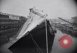 Image of SS Normandie capsized New York City USA, 1943, second 57 stock footage video 65675039821