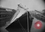 Image of SS Normandie capsized New York City USA, 1943, second 58 stock footage video 65675039821