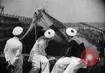 Image of SS Normandie capsized New York City USA, 1943, second 61 stock footage video 65675039821