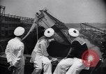 Image of SS Normandie capsized New York City USA, 1943, second 62 stock footage video 65675039821