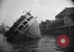 Image of SS Normandie capsized at dock New York City USA, 1943, second 12 stock footage video 65675039822