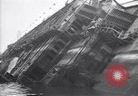 Image of SS Normandie capsized at dock New York City USA, 1943, second 30 stock footage video 65675039822