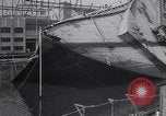 Image of SS Normandie accident New York City USA, 1943, second 10 stock footage video 65675039823