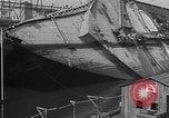 Image of SS Normandie accident New York City USA, 1943, second 17 stock footage video 65675039823