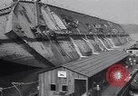 Image of SS Normandie accident New York City USA, 1943, second 22 stock footage video 65675039823