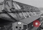 Image of SS Normandie accident New York City USA, 1943, second 24 stock footage video 65675039823