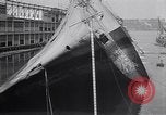 Image of SS Normandie accident New York City USA, 1943, second 33 stock footage video 65675039823