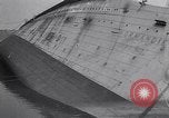 Image of SS Normandie accident New York City USA, 1943, second 44 stock footage video 65675039823
