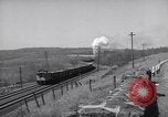 Image of Steam locomotives pulling ore-carrier trains United States USA, 1957, second 21 stock footage video 65675039825