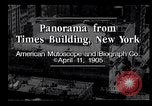 Immagine di Panorama da Times building New York City USA, 1905, secondo 5 filmato di repertorio 65675039829
