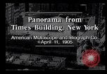 Immagine di Panorama da Times building New York City USA, 1905, secondo 9 filmato di repertorio 65675039829