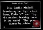 Image Lucille Mulhall United States USA, 1927, de la seconde 37 séquences d'archives historiques vidéo 65675039841