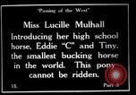 Image Lucille Mulhall United States USA, 1927, de la seconde 39 séquences d'archives historiques vidéo 65675039841