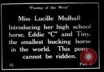Image Lucille Mulhall United States USA, 1927, de la seconde 43 séquences d'archives historiques vidéo 65675039841