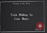 Standbild cowboys United States USA, 1927, aus Sekunde 4 historischem Filmmaterial Videoclip 65675039845