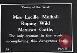 Standbild Miss Lucille Mulhall United States USA, 1927, aus Sekunde 1 historischem Filmmaterial Videoclip 65675039851